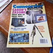 RARE Camcorder &amp; Computer Video Magazine  Canon ZR50MC Tripods May 2002 - £12.00 GBP