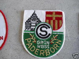 VINTAGE Collector Patch Grun Weiss Paderborn - $11.88