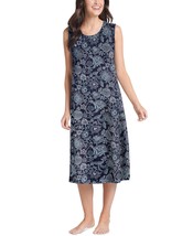 Jockey Womens Everyday Essentials Cotton Tank Nightgown Size Medium Color Gray - £24.95 GBP