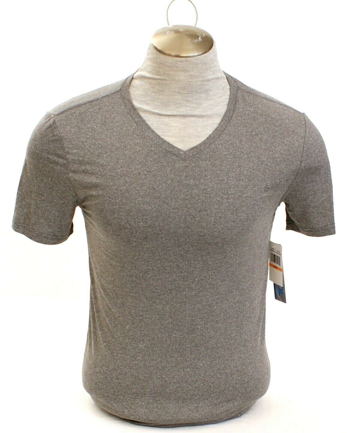 32 Degrees Gray V-Neck Short Sleeve Athletic Tee T-Shirt Men&#39;s NWT - $22.49