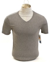 32 Degrees Gray V-Neck Short Sleeve Athletic Tee T-Shirt Men&#39;s NWT - £23.59 GBP