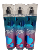 3x Bath Body Works CARRIED AWAY Body Fragrance Mist 8 fl oz - £59.31 GBP