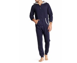 Men&#39;s Bottoms Out Hooded Knit Flight Suit - $55.82