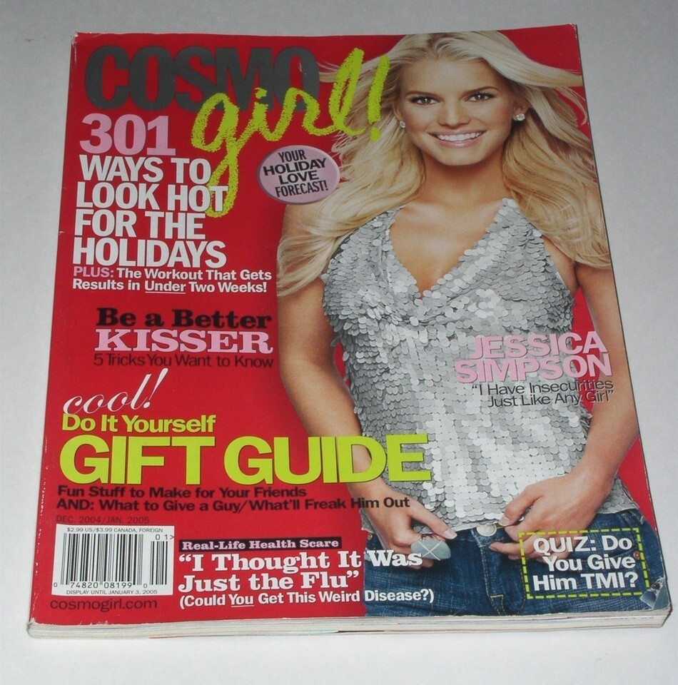 Jessica Simpson Cosmo Girl! Magazine Vintage 2004 The Entrepreneur - $34.99