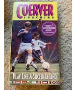 Play Like a Soccer Legend 1993 COERVER COACHING Adidas VHS Video Tape Pr... - £5.52 GBP