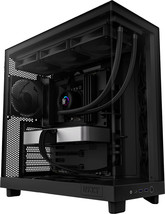 NZXT - H6 Flow ATX Mid-Tower Case with Dual Chamber - Black - £133.76 GBP