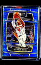 2021-22 Panini Select Concourse Blue Shimmer Prizm #53 Derrick Rose NY Knicks - £2.25 GBP