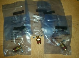 6 New Military Drain Cocks (Plugs, Valves) Oshkosh, MTU Brass HEMTT Radi... - $16.95