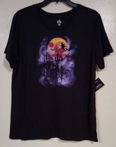 Way to Celebrate Women&#39;s Halloween  Witch Graphic Tee Black Size XL (16-18) - £10.92 GBP
