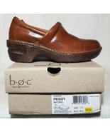BORN BOC Concept Leather Mule Clogs Size 7.5 / 38.5  Brown With Box - £14.00 GBP