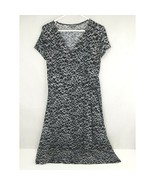 Apt 9 Stretch Women&#39;s Black &amp; White Sleeveless Dress Chevron Design Size... - $16.82
