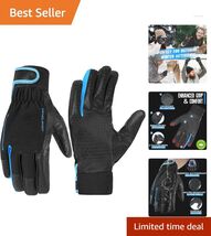 Elegant Insulated Winter Gloves - Stylish Waterproof Design for Optimal ... - $21.73