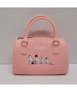 Miniso Life Moomin Mini Silicone Purse Bag Pink 3&quot; x 4.5&quot; - $36.41 CAD