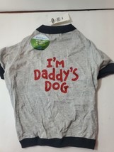 Ntw Old Navy Dog Supply Doggie Puppy T-shirt small cotton I&#39;m daddy&#39;s dog  - £9.35 GBP