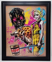 Framed Autographed Art Print of Harley Quinn in Birds of Prey by Jack Geiger-FM1 - £18.64 GBP