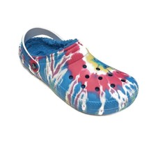 Crocs Classic Lined Slip On Tie Dye Clogs Shoes Mens Size 12 Sandals - £29.88 GBP