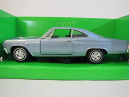 1965 Chevrolet Impala SS 396 Blue Welly 1:24 Diecast Car 22417W-BL NEW I... - £20.74 GBP