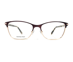 Ted Baker Eyeglasses Frames TW510 BUR Burgundy Tortoise Gold Cat Eye 51-... - £73.86 GBP