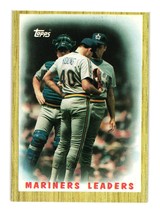 1987 Topps #156 Mariners Leaders TL Seattle Mariners - £2.37 GBP