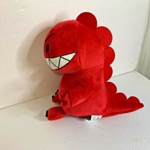 Kohls Plush Stuffed Animal Toy Red 12&quot; Tall Dinosaur - £10.84 GBP