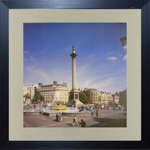 Trafalgar Square, London - Framed Picture 16&quot; x 16&quot; - £39.89 GBP