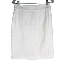 Banana Republic Skirt White Pencil Lined 4 Textured New - £27.56 GBP