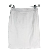 Banana Republic Skirt White Pencil Lined 4 Textured New - £27.56 GBP