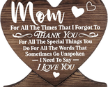 Mothers Day Gifts for Mom from Daughter or Son Wood Signs, Gift Wood Pla... - $29.77