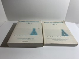 Tappi Test Methods 1991 Paper making Volume 1 &amp; 2 - $63.04