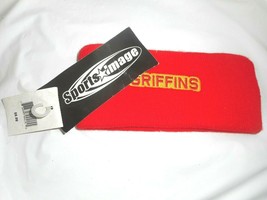 KNIT Winter Ski Ear Warmer Headband RED &quot;GRIFFINS&quot; SPORTS IMAGE Winterwear - $9.49