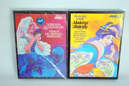 2 Operas 2 XP Cassette Box Sets Madama Butterfly &amp; Adriana Lecouvreur Sealed New - £7.90 GBP