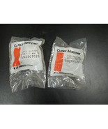 2- Cutler-Hammer 10250TC26 White Plastic Lens Button New Surplus - $555.28 MXN