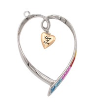 Hallmark Ornament 2020, Love Is Love Rainbow Heart, Metal - £14.78 GBP