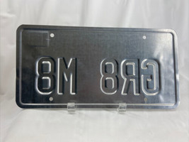 GR8 M8 Vintage Vanity License Plate Nebraska Personalized Auto Man-Cave ... - £55.80 GBP