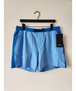 NWT LULULEMON AEBL/PLSI Blue Active Swim Short 6&quot; Lined Men&#39;s XL - $82.44