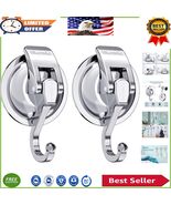 2-Pack Heavy Duty Vacuum Suction Cup Hooks for Kitchen &amp; Bathroom Organi... - $31.87 CAD