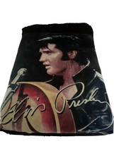 Elvis Presley 68 Special Large Vintage Reversible Plush Blanket Throw 88x80 Logo - £78.94 GBP