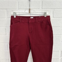 Gap Signature Skinny Ankle Pants Womens 4 Regular Burgundy Dark Red - $19.59