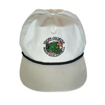 Vtg Iron Horse Golf Course Baseball Hat Cap North Richland Hills TX Dama... - $7.99