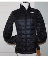 North Face Sz XS ThermoBall Eco Jacket Black Quilted PrimaLoft Slim Fit ... - £93.42 GBP