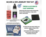 Silver 925 Testing Kit Neutralizer Solution Acid Scratch Stone Test Auth... - $13.45