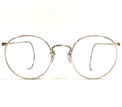 Artcraft Eyeglasses Frames Spectacles Wire Gold Cable Arms 46-21-125 Deadstock - £109.89 GBP
