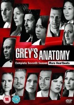 Grey&#39;s Anatomy: Complete Seventh Season DVD (2012) Ellen Pompeo Cert 15 6 Discs  - £13.93 GBP