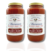 Marano&#39;s Small Batch Premium Bloody Mary Mixer, Scary Mary, 32 oz. (Pack of 2) - £23.59 GBP