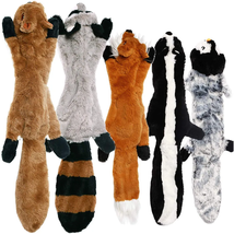 Funny Simulated Animal No Stuffing Dog Toy with Squeakers Durable Stuffingless - £8.43 GBP+