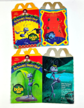 Vintage 1998 Set 2 - A Bug&#39;s Life 1998 McDonalds Happy Meal Boxes - Disney Pixar - £7.57 GBP