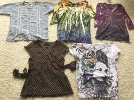 5 pc T Shirts Tops  etc NICE lot S - M WOMENS - $24.22