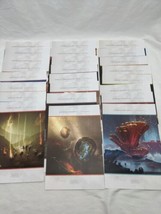 Lot Of (24) Unsettled Orange Nebula Board Game Art Prints 6&quot; X 9&quot; - $21.78