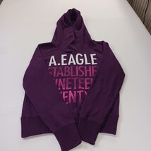 American Eagle Outfiters Women's Purple Hoodie Pullover Sweatshirt Size Medium image 15