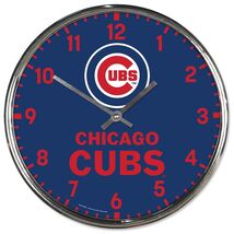 Chicago Cubs Chrome Clock - MLB - $578.70 MXN